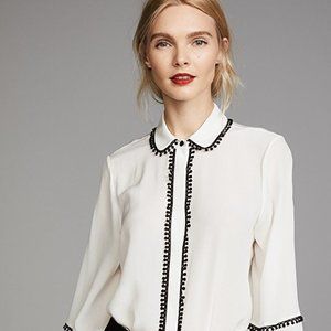 Alexis Silk Baylee Blouse M Victorian